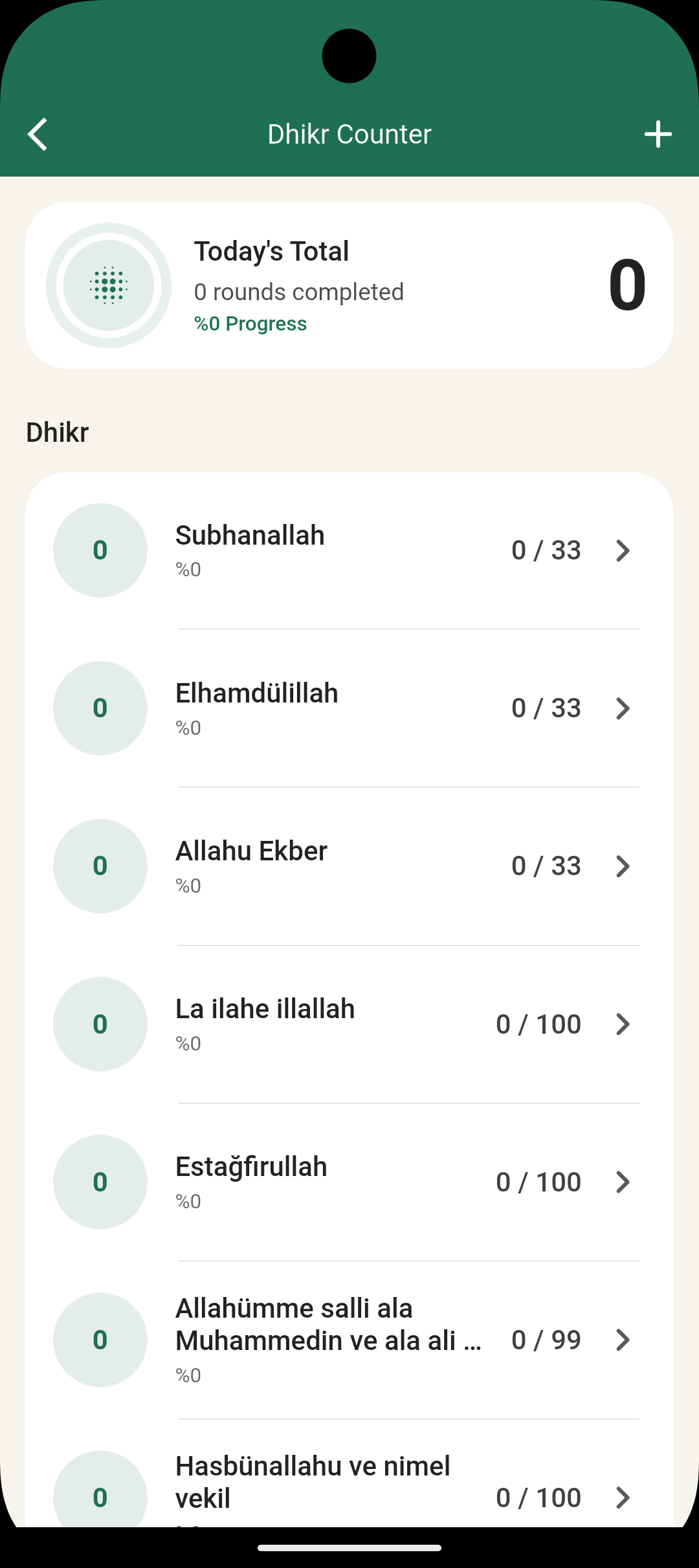 Digital Tasbih