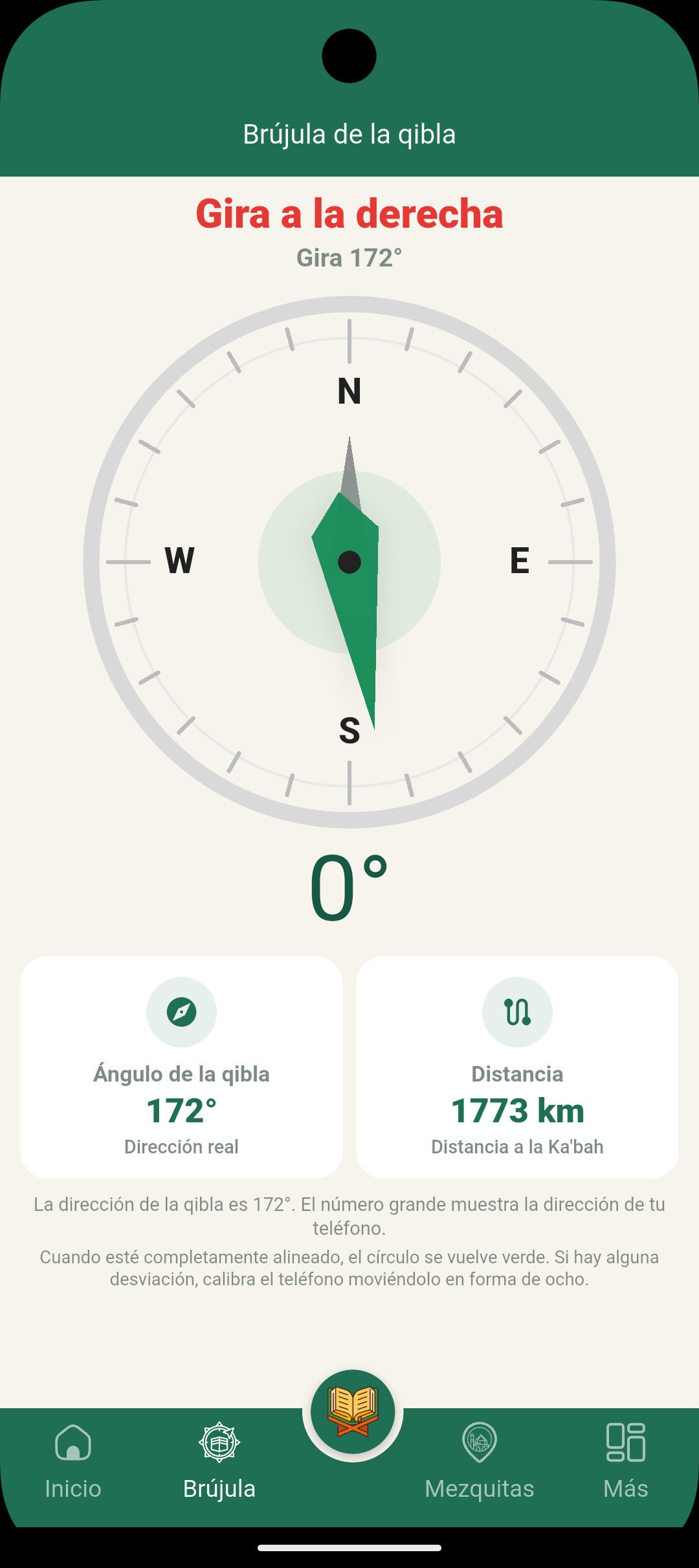 Brújula de Qibla